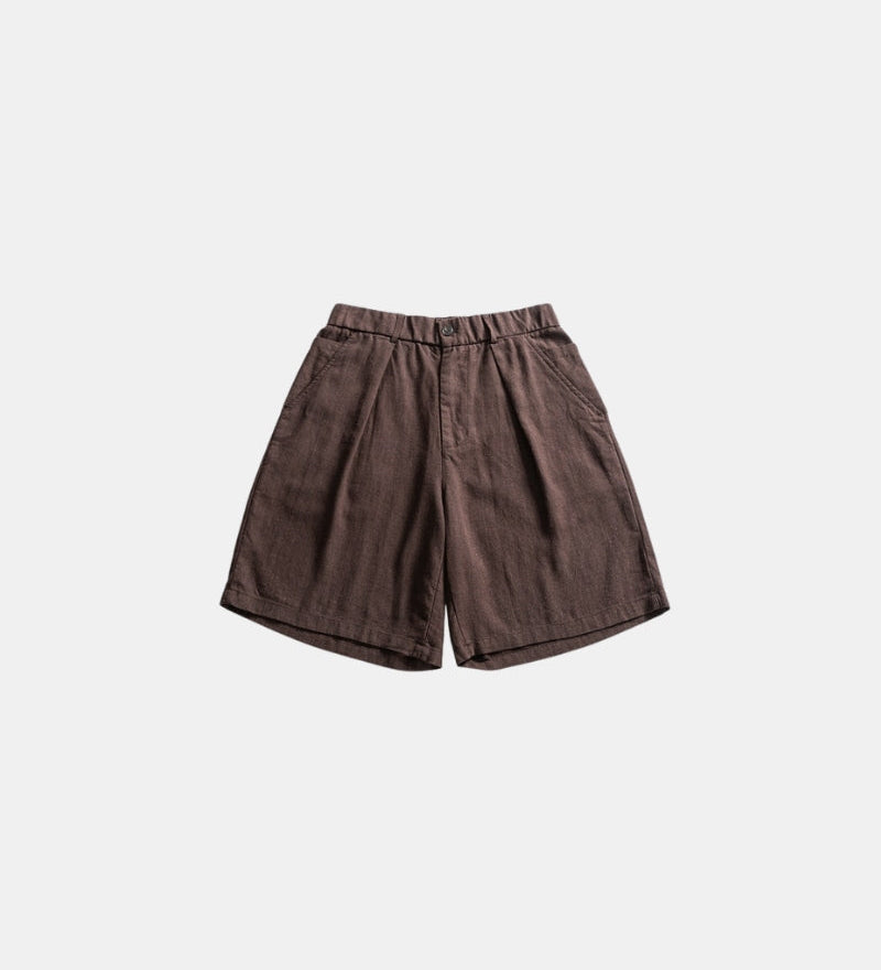 Relaxed Classic Linen Blend Shorts