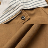 Striped Kraag Classic Zip‑Front Jacket