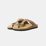 Leather Toe-Post Sandals