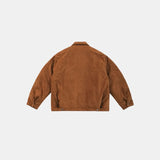 Vintage Suede Bomber Jacket