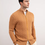 Sienna Cable Knit full-zip Sweater