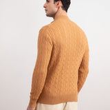 Sienna Cable Knit full-zip Sweater