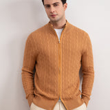 Sienna Cable Knit full-zip Sweater