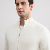 Off-White Classic Zip-Up Cardigan