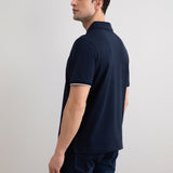 Navy Cruise Open Polo Shirt