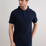 Navy Cruise Open Polo Shirt