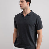 Charcoal Open Polo T-shirt
