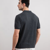 Charcoal Open Polo T-shirt