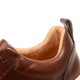 The Espresso Moc-Toe Leather Sneaker