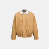 Striped Kraag Classic Zip‑Front Jacket