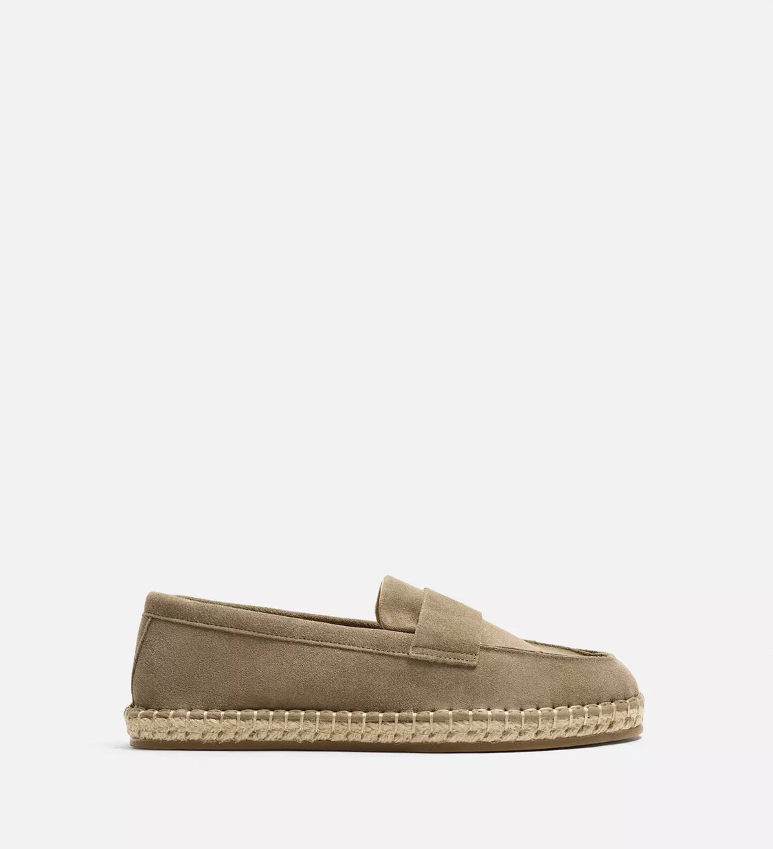 Suede Moccassin Espadrilles