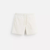 BASIC MID-LENGTH SWIMMING SHORT - WHITE