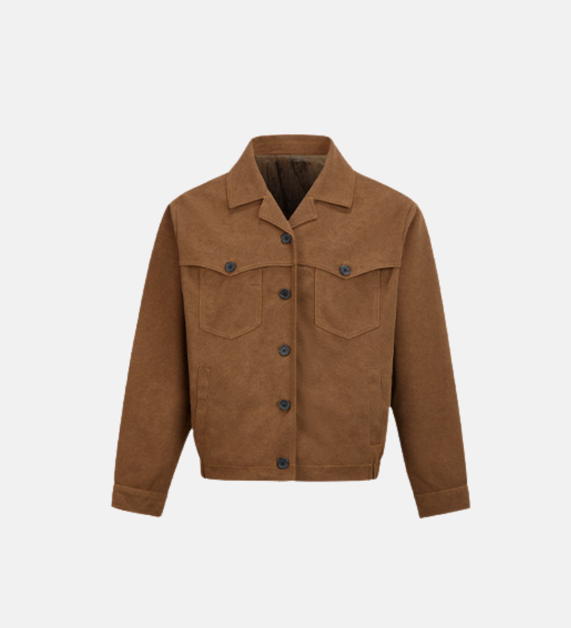 Structured Wool-Blend Overshirt
