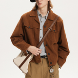 Structured Wool-Blend Overshirt