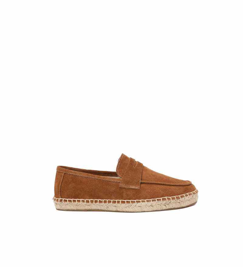 Suede Moccassin Espadrilles