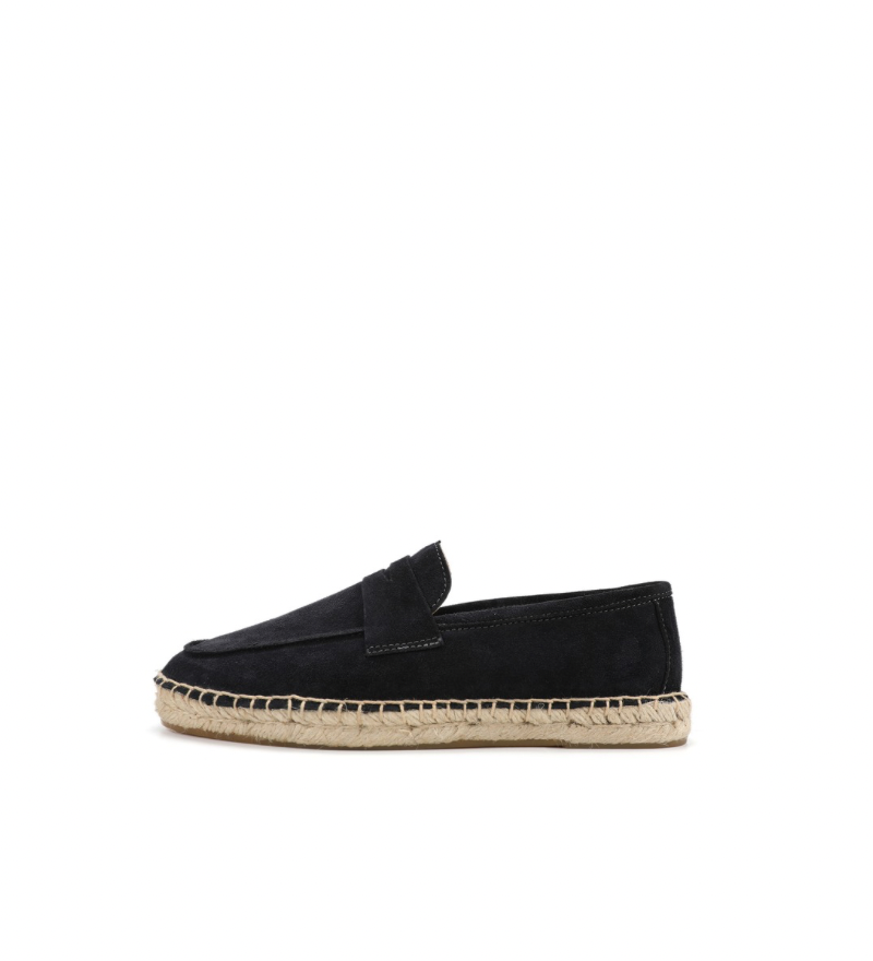Suede Moccassin Espadrilles
