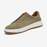 Olive Suede Laceless Sneaker 0.1